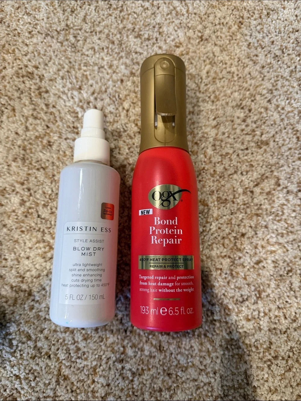 Lot of 9 hair products (most used but almost full, some new)